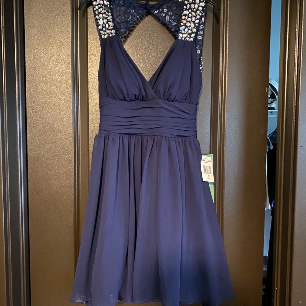 Royal Blue Cocktail/Homecoming/Prom Dress NWT
